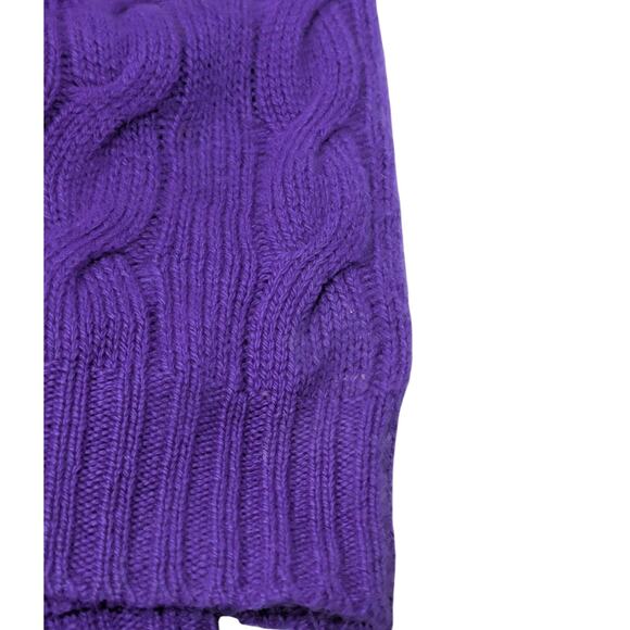 Ralph Lauren Purple Label Men’s Purple Cashmere Sweater Large Luxury Knit - Picture 3 of 9